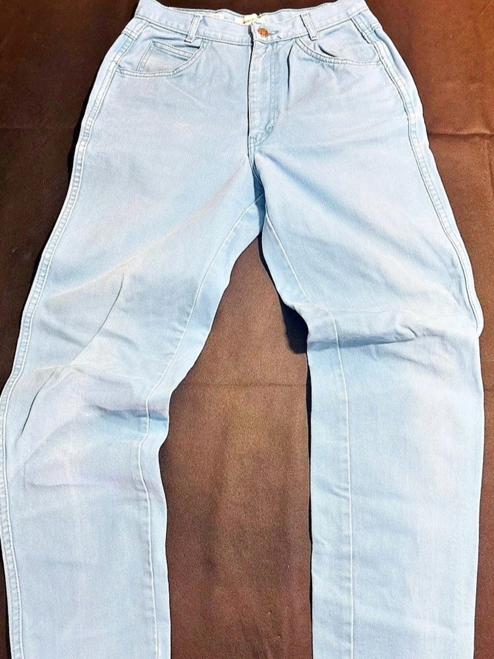 Women’s Vintage Hi-Rise Calvin Klein Blue Jeans Size 8 100% Cott